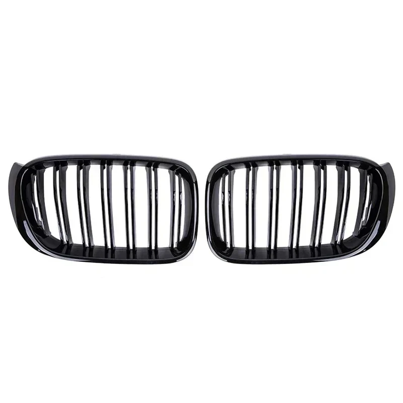 

Double Slat Kidney Grille Parts Fit X3 F25 X4 F26 2014-2017 Front Bumper Racing Exterior Tuning Accessories
