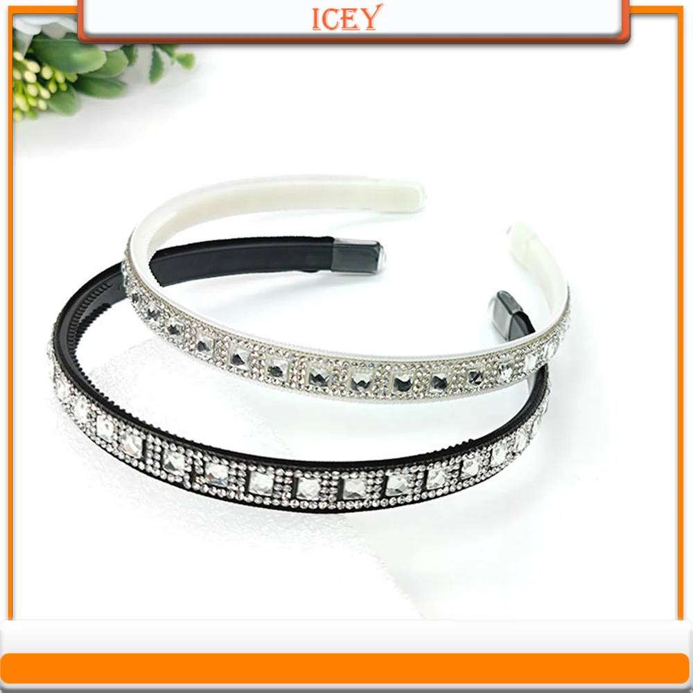 1pc Drill Headband Toothed-slip Headwear Face Wash Sports Hair Accessories  Scrunchie Hair Accessories