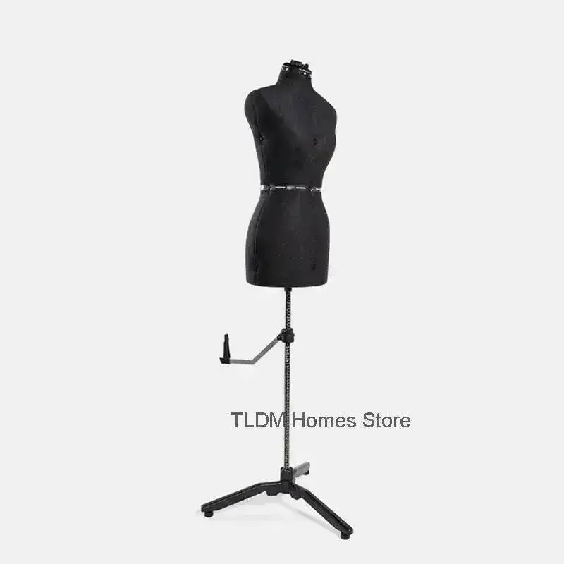 

Mannequins Adjustable Upper-body Size Female Tailor Clothing Design Tools Three-dimensional Cutting Female Model with Stand Z