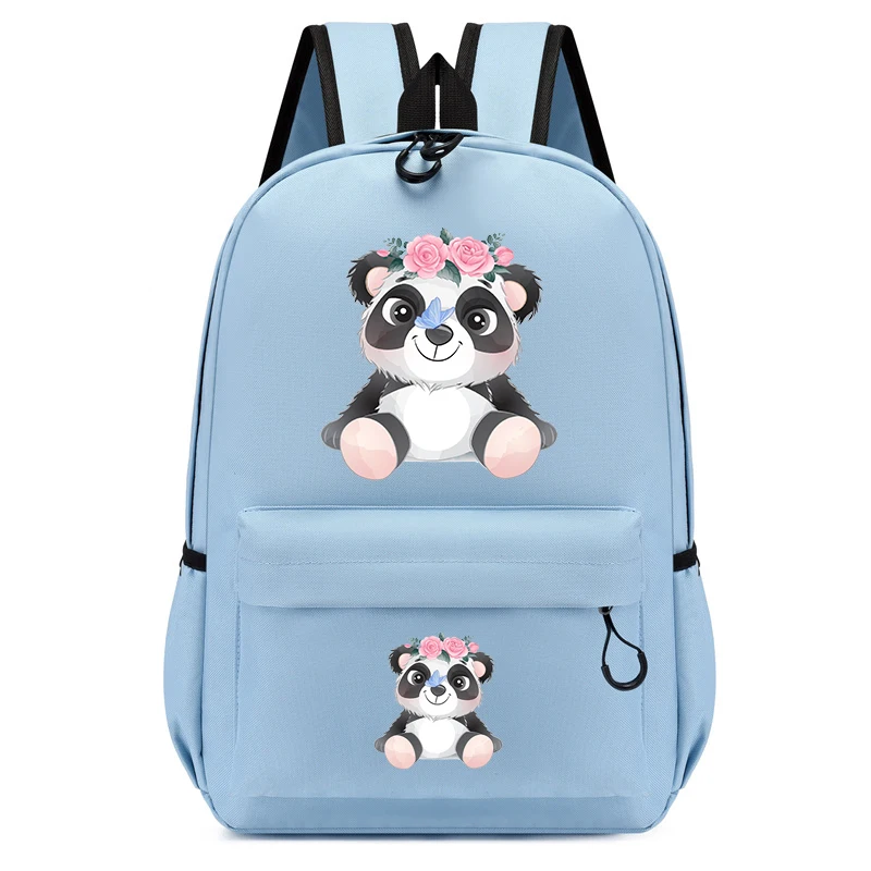 Neuer Tier rucksack niedlichen kleinen Panda Aquarell Cartoon trend ige Schult aschen Mädchen Bücher tasche kawaii Kinder reisen Mode Rucksack