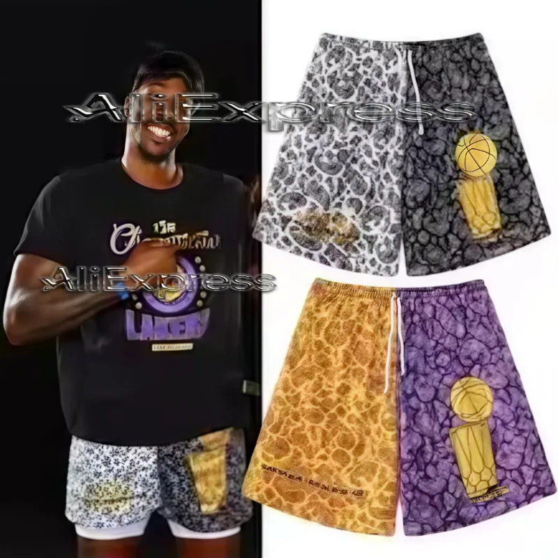 

Moto ，2025 New American Basketball Shorts for Men Retro Waistnut Pattern Suitable for Leisure Sports and Daily Wear