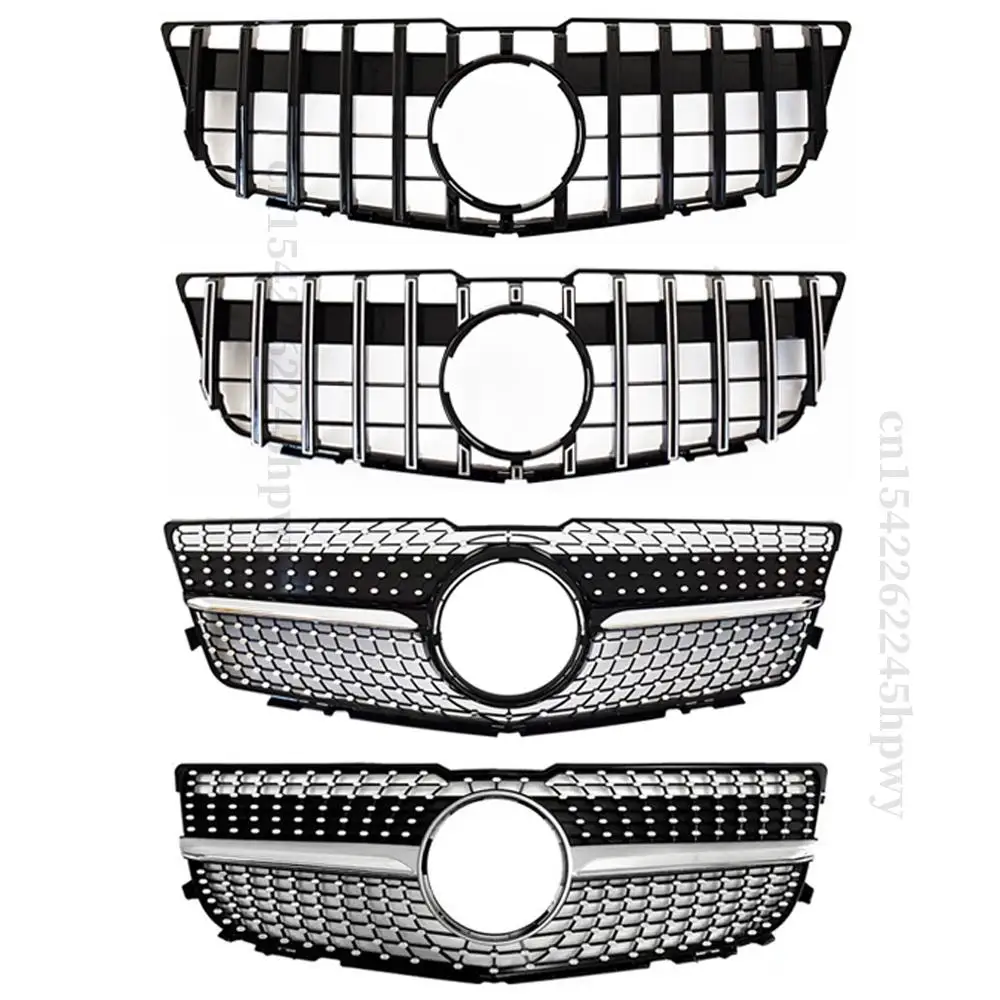 High Quality Front Hood Inlet Grille Racing Bumper Grill For Mercedes Benz GLK X204 2008-2012 2013-2015 Middle Mesh Facelift