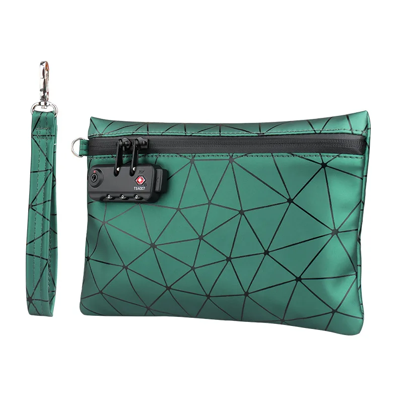 Bolsa à prova de odor com trava, adequada para guardar e viajar, acessórios para fumar, mantendo o cheiro contido, 6x9