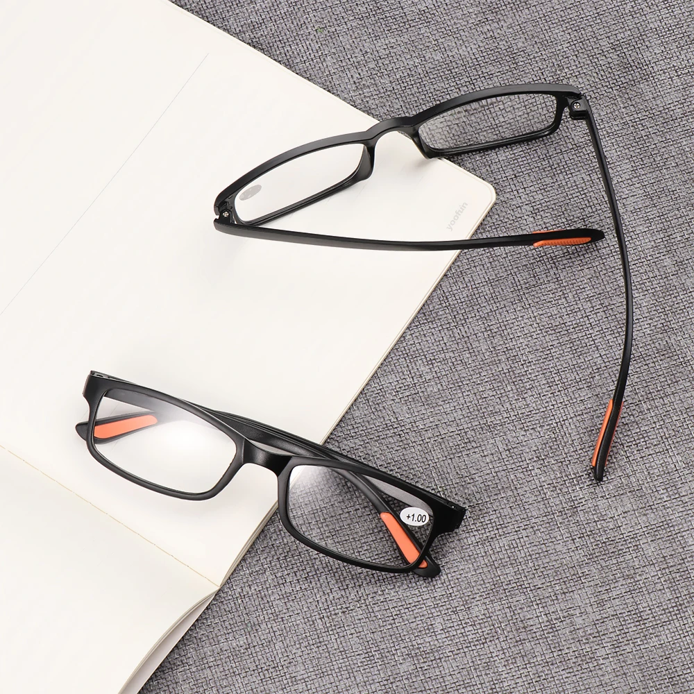 Magnifying Ultra Light Flexible Vision Care Eyeglasses +1.00~+4.0 Diopter Reading Glasses