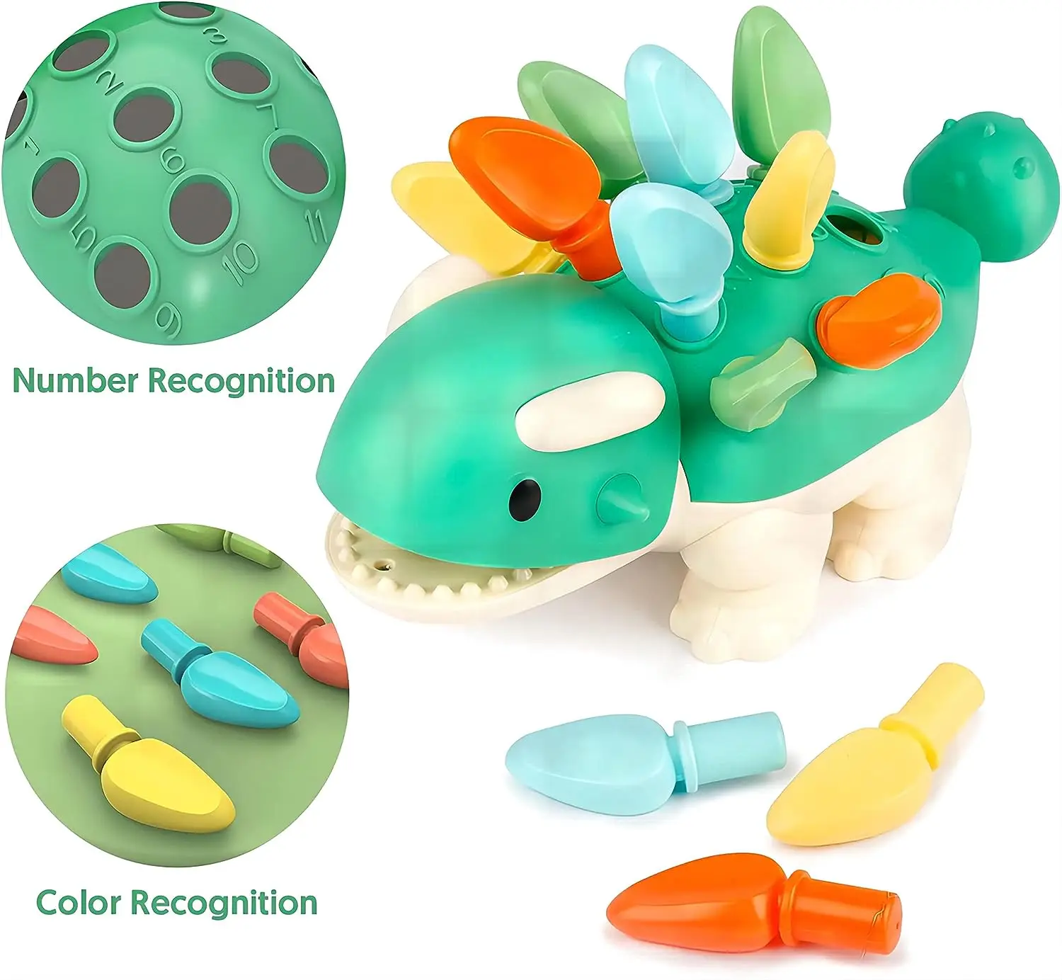 Montessori Toys For Babies Dinosaur Baby Sensory Fine Motor Skills Developmental Preschool Learning Toys Gift