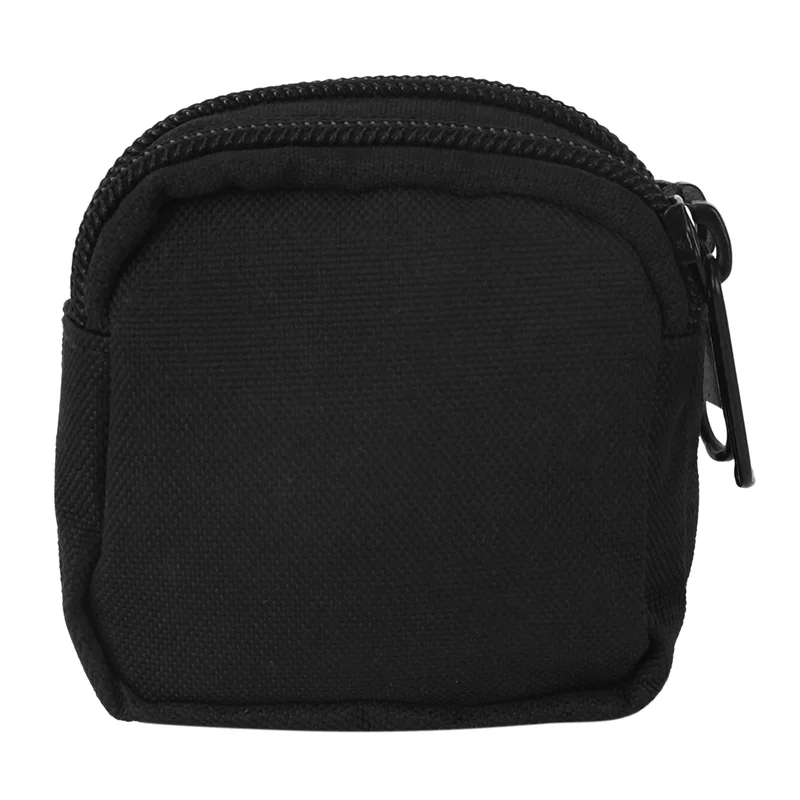 

ABRT-3X Small Outdoor Pouch,Mini Purse Organizer Army Molle Gear Nylon EDC Utility Gadget Outdoor Waist Bag Cover(Black)