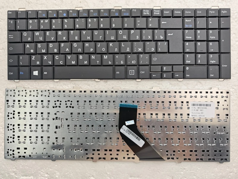 GZEELE Russian Keyboard for Fujitsu Lifebook A530 A531 AH530 AH531 NH751 AH502 A512 RU Black laptop keyboard
