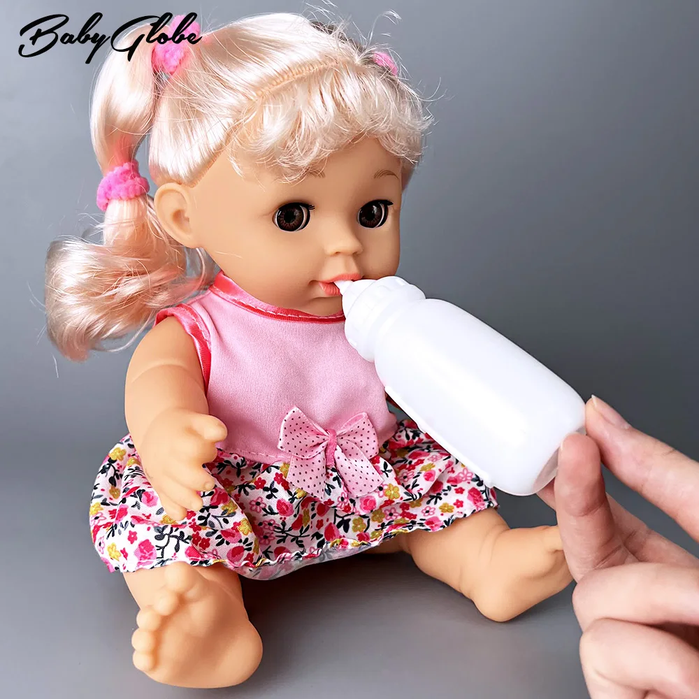 Realistic Full Silicone Newborn Baby Doll, Fashion Reborn Dolls para crianças, Princess Toddler, Kids Toy Gift