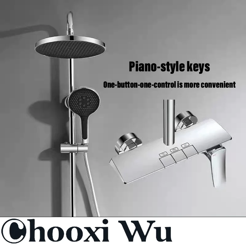 

CHOOXIWU-A simple electroplated multifunctional shower set, durable. Multifunctional shower