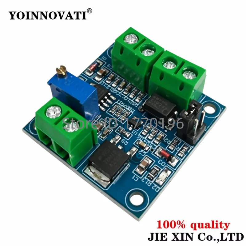 PWM to Voltage Converter Module 0%-100% to 0-10V for PLC MCU Digital to Analog Signal PWM Adjustabl Converter Power Module