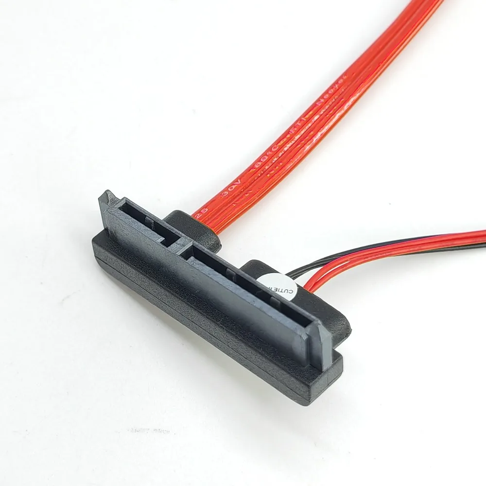 For Intel NUC Modification Cord SSD 22Pin SATA 90 Degree To SATA 7pin Elbow and 5pin 1.25mm Pitch Combo Hard Drive Power Cable