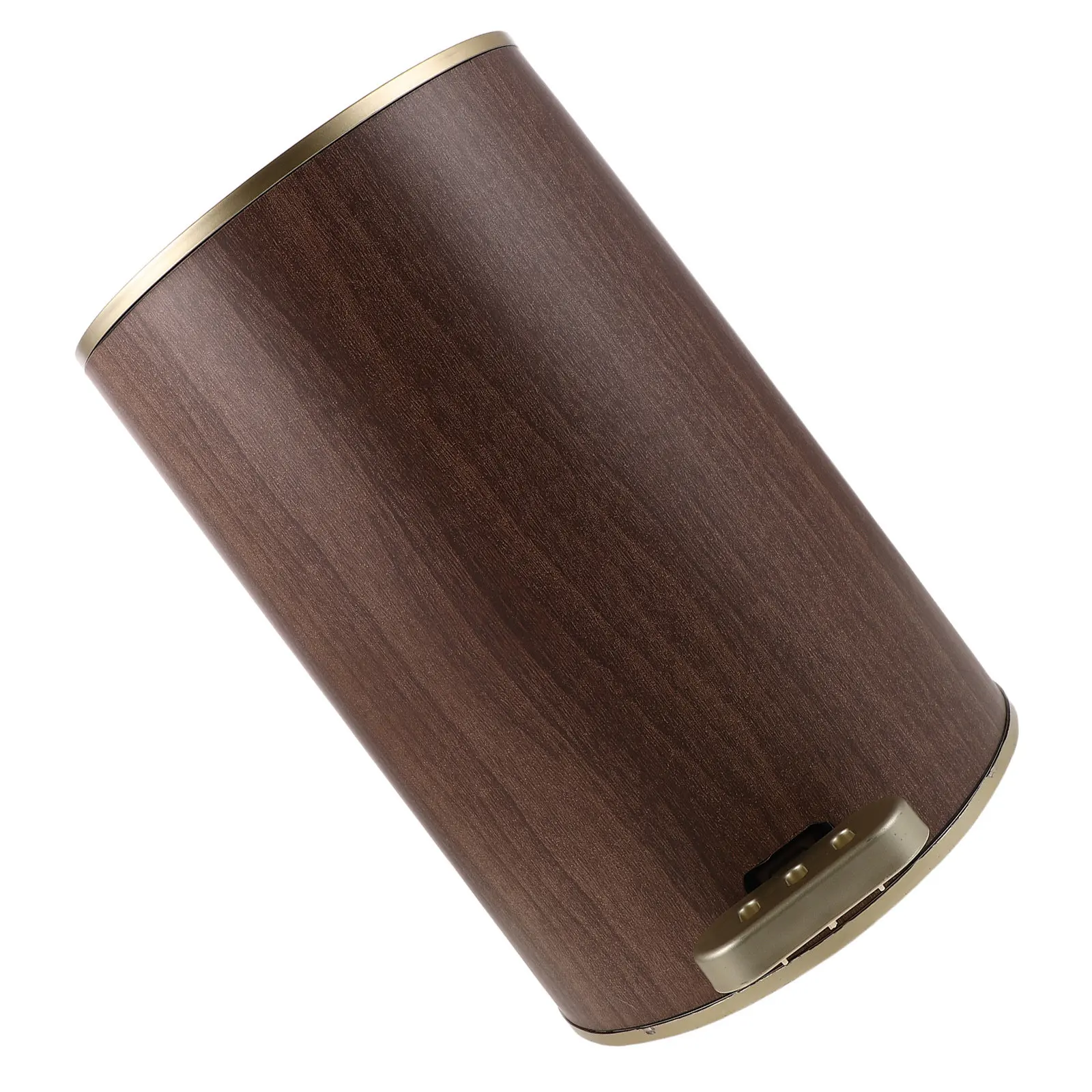 

Trash Can Retro Round Plastic Garbage Bin Step Pedal Lid Sealed Odor Large Waste Container Kitchen Bathroom Office Bedroom