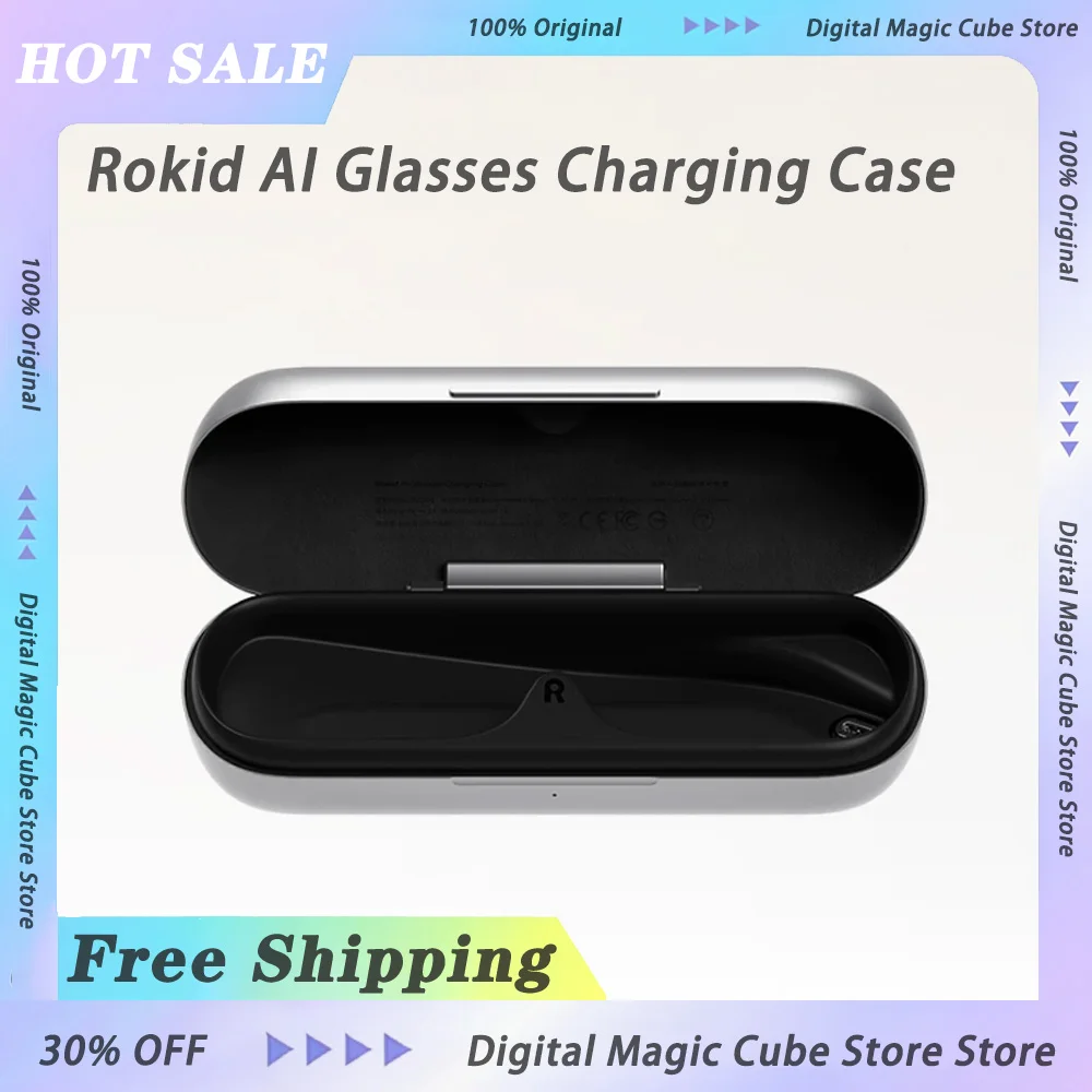 

Rokid AI Glasses Charging Glasses Case Original Exclusive Charging Compartment Accessories Official Smart Glasses Charging Case