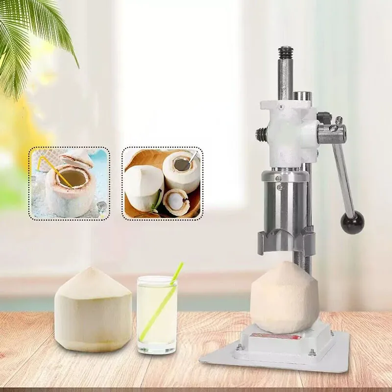 

Дешевая коммерческая открывалка для кокосовых крышек из нержавеющей стали, ручная открывалка для кокосов из нержавеющей стали, коммерческая ручная кокосовая крышка Ca