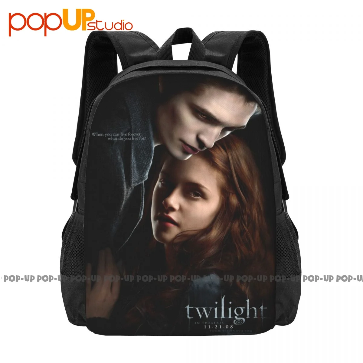 Movies The Twilight Saga Kristen Stewart Robert Pattinson Backpack Large Capacity Print Art Print