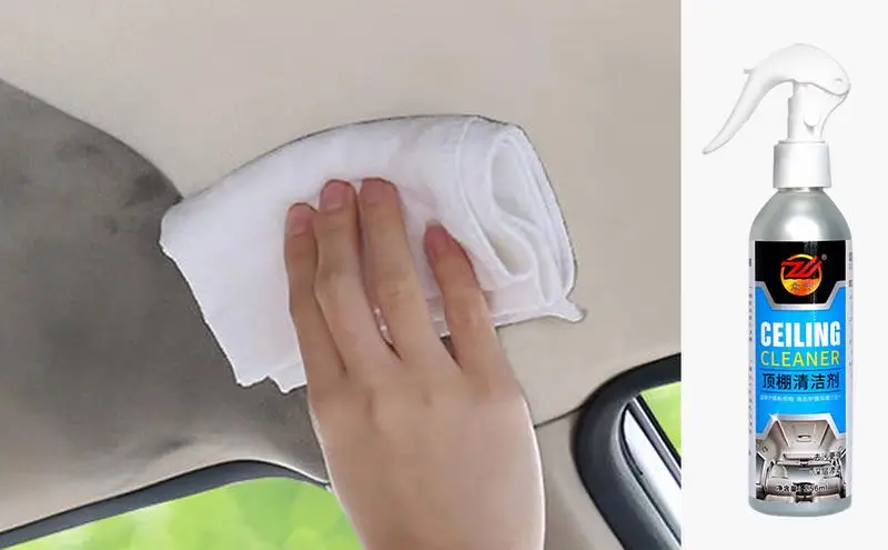 

Car Interior Roof Cleaner Car Interior Cleaning Agent Car Interior Ceiling Scrubber Car Interior Roof Wiper For Car Roofs