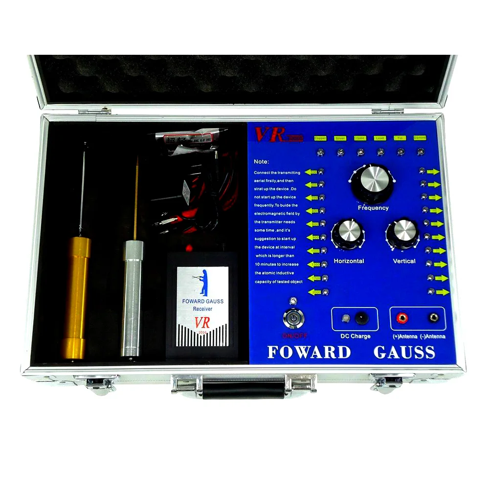 VR9000 2KM Long Range Underground Metal Detector for Gold Silver Copper Lead Tin Diamond