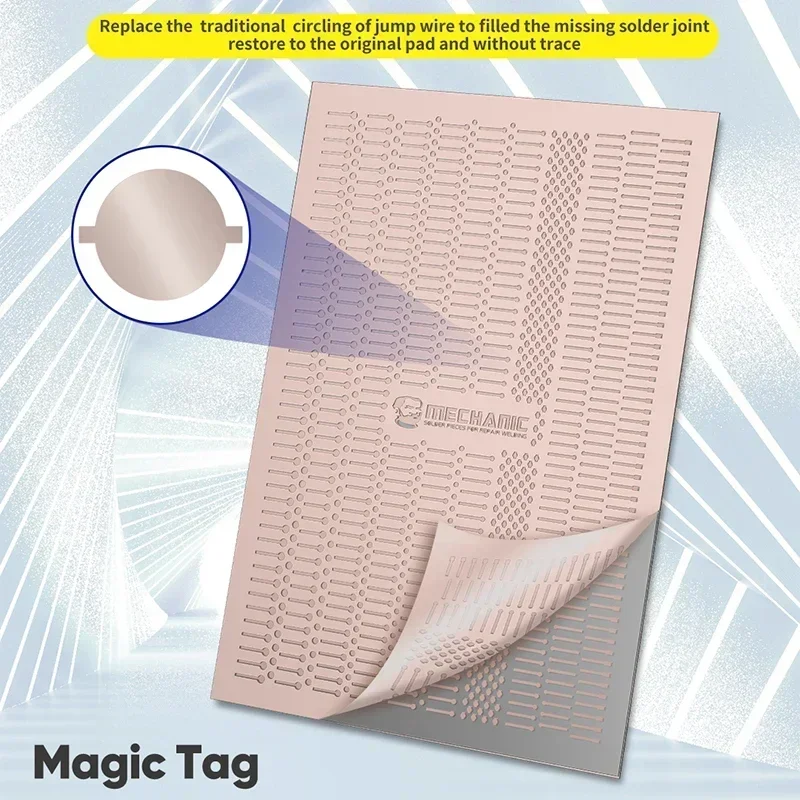 MECHANIC 2780, spurlos, Lötgelenk-Reparatur, magisches Tag, Nacharbeits-Pad, Punktschweißplatte für die Reparatur von Motherboards, Schweißwerkzeugen