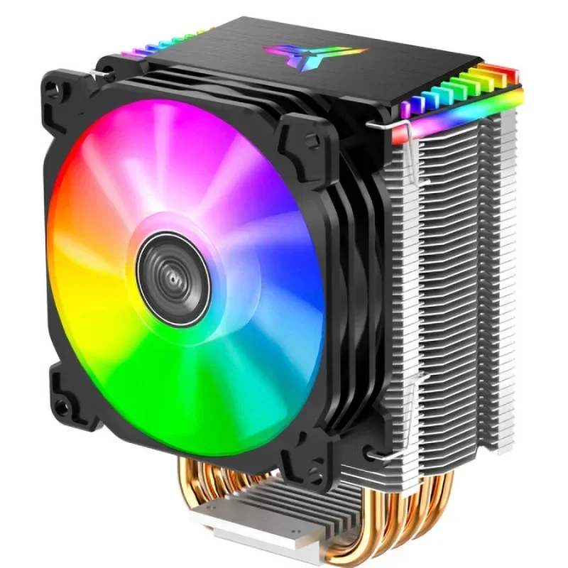 CR-1400 PWM 4Pin 12V Computer PC Case Fan 5V 3Pin ARGB 4 Heat-pipes Tower CPU Cooler Radiator Cooling Fans for Intel AMD