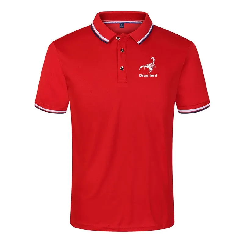 Summer Men\'s High Quality Polo Shirt Casual Sportswear Short Sleeve Lapel T-shirt Loose Fashion Clothing Golf Top