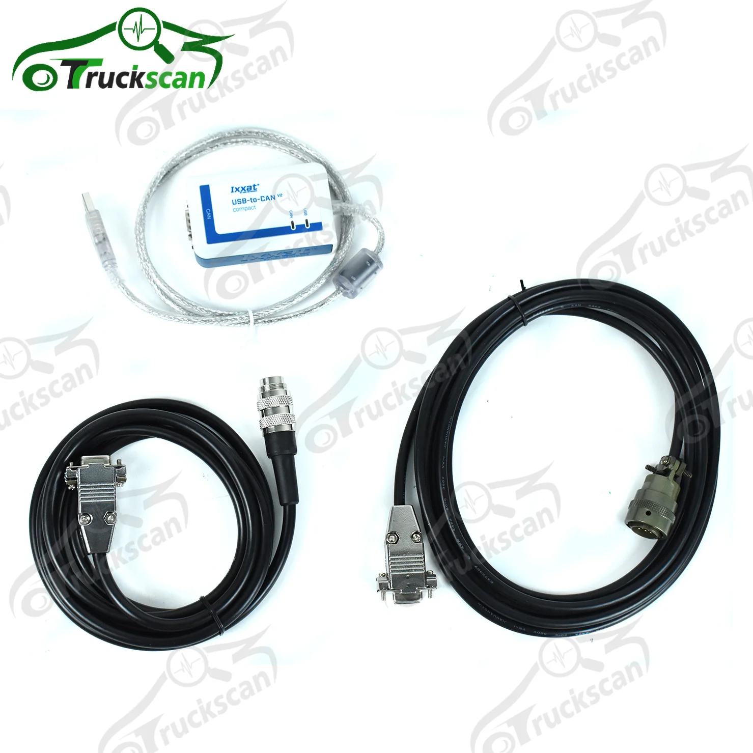New Truck Diagnostic tool For MTU DiaSys Diagnostic tool USB to CAN COMPACT IXXAT Diesel engine MDEC ADEC Cable +CF53 laptop - view 4