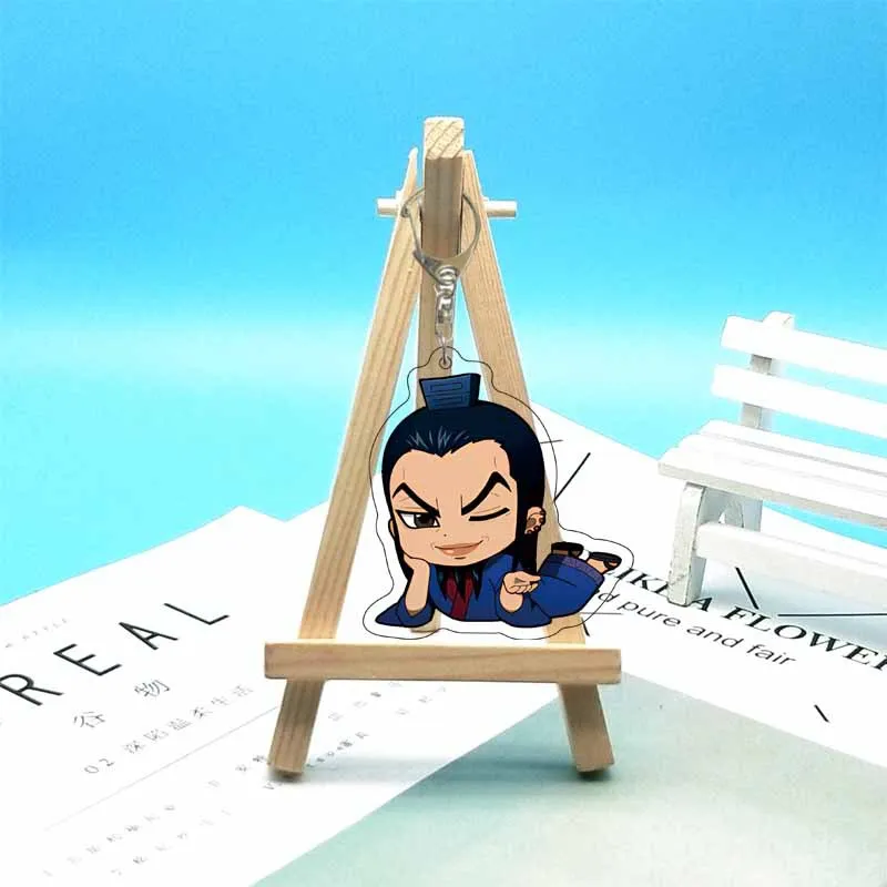 أنيمي المملكة شين كيو كاريوتين تأثيري حلي الاكريليك سلسلة المفاتيح كيرينغ الدعامة هدية عيد الميلاد