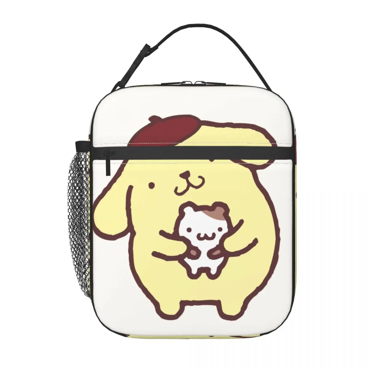 

Многофункциональная сумка для еды Oxford Sanrio Pom Pom Pom Purin для пеших прогулок для мальчиков и девочек, для хранения пикника