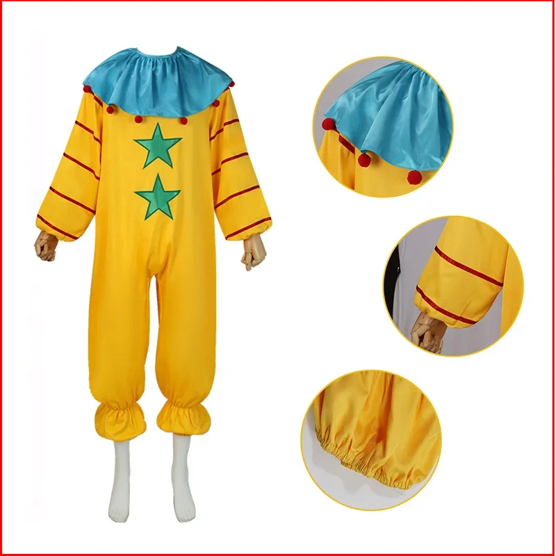 

Game Killer Klowns From Outer Space Cosplay Costume Adult Unisex Jumpsuit Full Set Accessories Uniform Halloween Carnival Suits