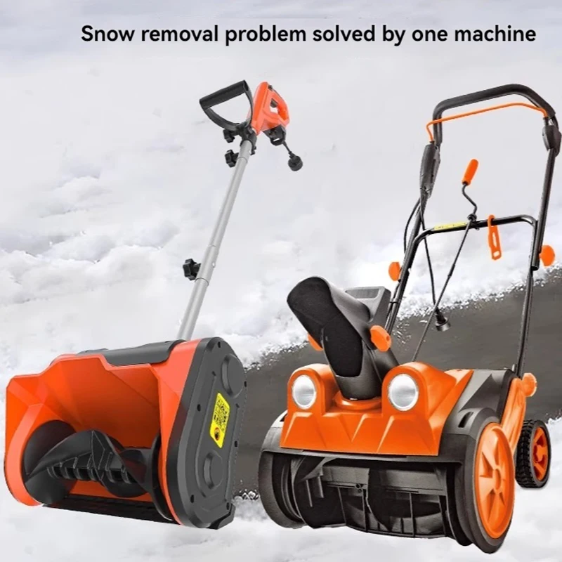 220V 1800W Snow Sweeper Small Snow Removal Equipment Snow Shovel Snow Removal Machine Road Snow Remover