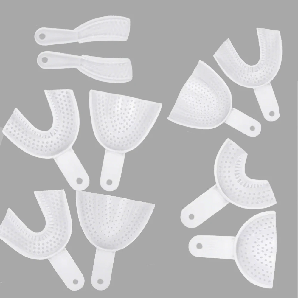 

Professional Dental Plastic Trays Disposable Clear Teeth Impression Mold for Dentist Clinic Lab Tools Orthodontic Supplies