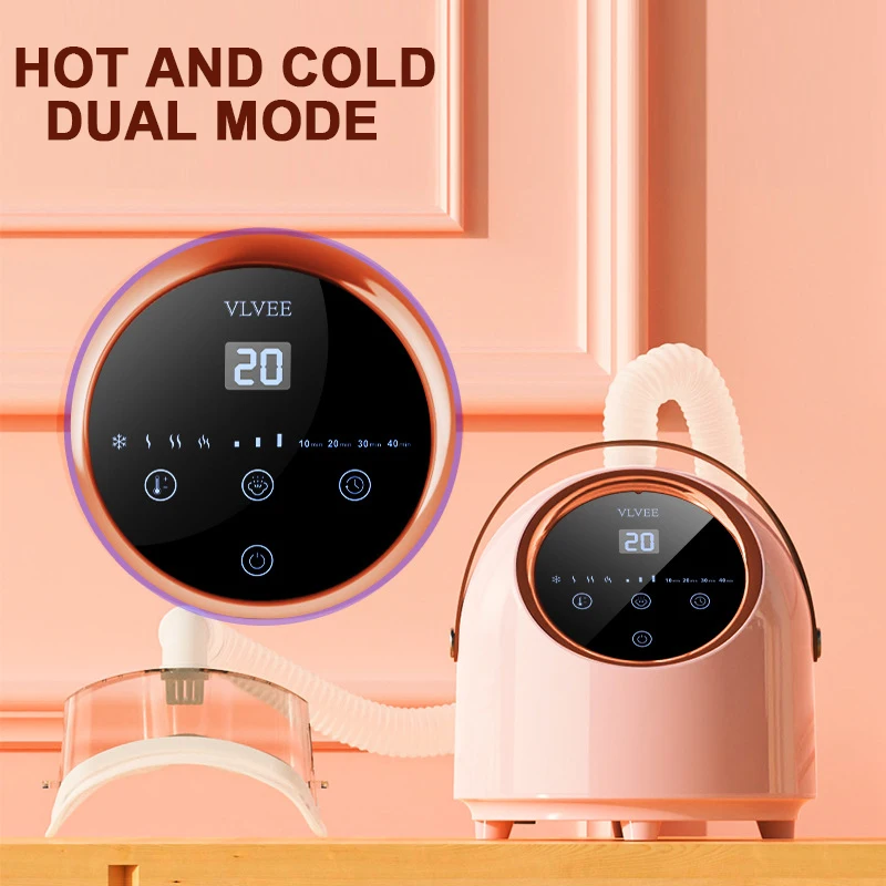 温冷ナノアイミストスプレー 電動アイスチーマー 温湿布付き 保湿 ドライアイ疲労軽減 SPA機器