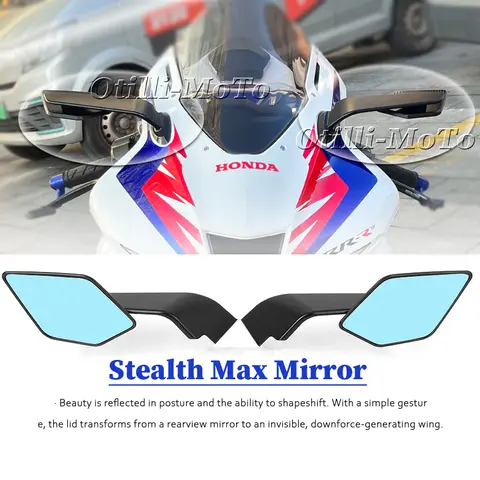 오토바이 사이드 미러 Winglets Wind Wing Honda CBR1000RR cbr1000 rr CBR1000 RR-R Fireblade SP 용 조절 식 회전 백미러 오토바이 사이드 미러 Winglets Wind Wing Honda CBR1000RR cbr1000 rr CBR1000 RR-R Fireblade SP 용 조절 식 회전 백미러
