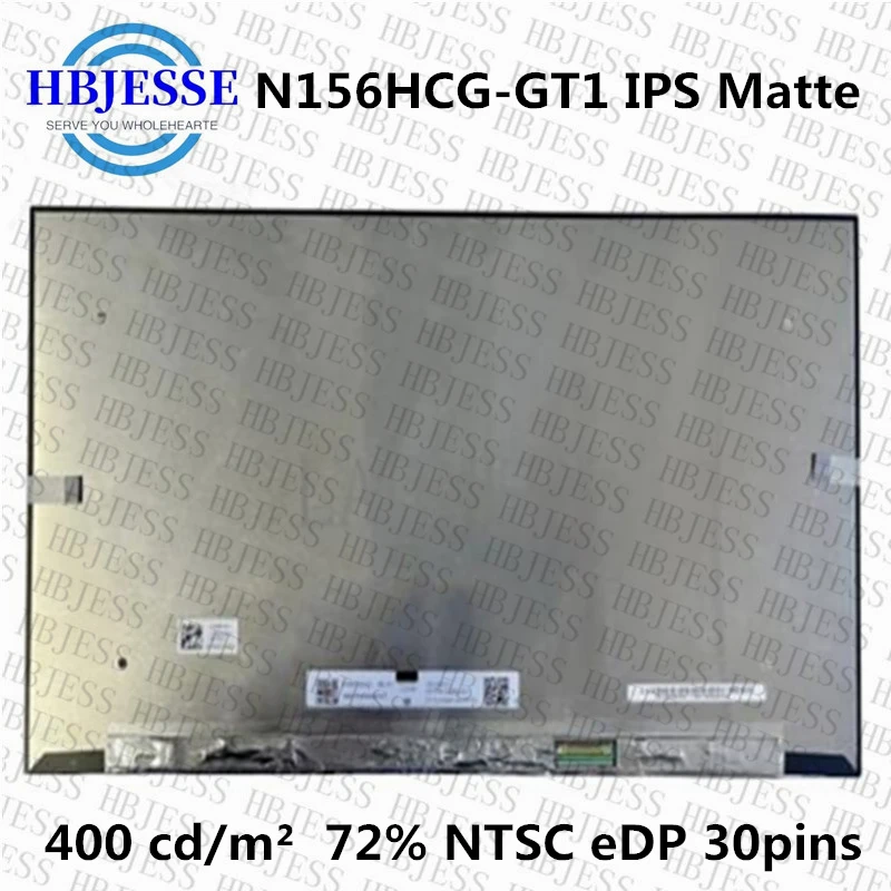 

15.6" IPS Laptop LCD Screen MNF601BA1-1 fit N156HCG-GT1 B156HAN09.1 100% sRGB 400 Nits LED Display Panel FHD1920x1080 30pins eDP