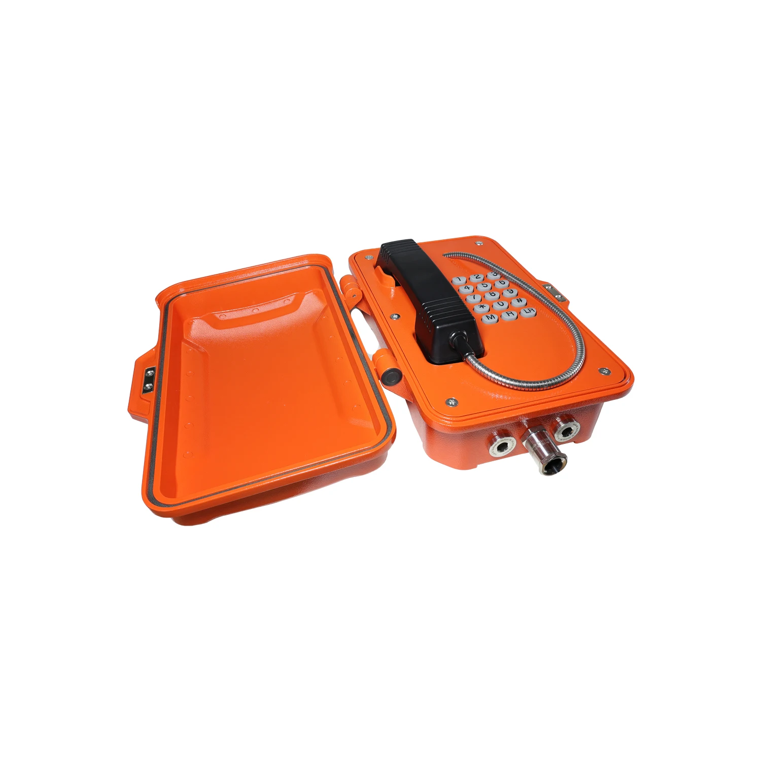 Explosion-Proof SIP Phone with Vandal-Resistant Cord for Offshore Drilling Platform in Secure Explosion-Proof Phone