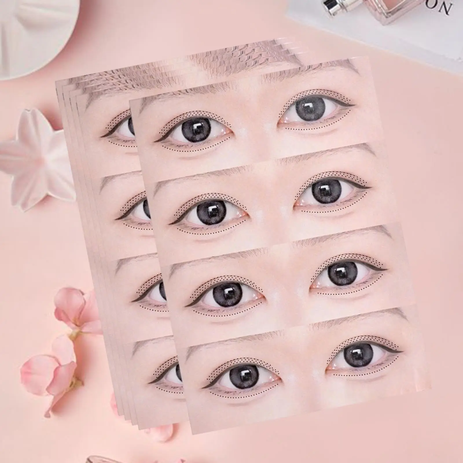 Eyelash Practice Sticker Lash Extension Training Sheet Beginner Paper Pad DIY Grafting Tool for Beauty School