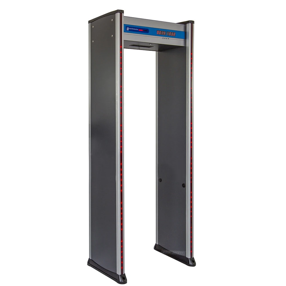 Factory Price Security Full Body Scanner 6 Zones Walkthrough Metal Detector By China Supplier