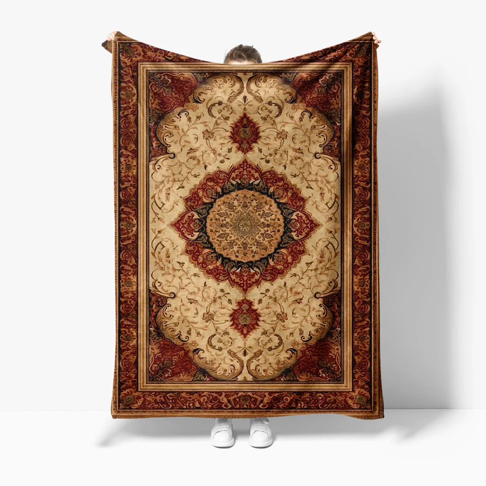 

Vintage Moroccan Style Area Rug Islamic Geometric Pattern Carpet Living Room Floor Rug Decorative Rug