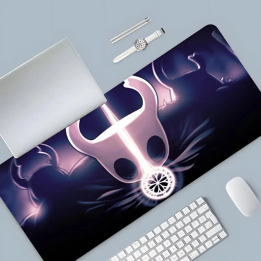 Bantalan Mouse Anime Ksatria berongga, alas Mouse meja besar untuk PC