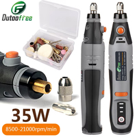 35W Rechargeable Electric Drill 3 Speed Engraving Pen USB Cordless Rotary Tool For Jewelry Metal Dremel Tools 8500r-21000r/min
