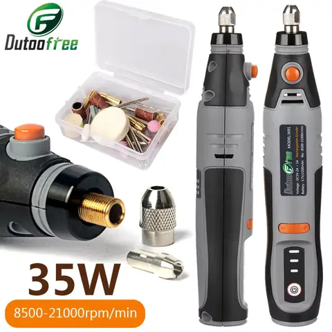 35W 충전식 전기 드릴 3 속도 조각 펜 보석 금속 Dremel 도구에 대 한 USB 무선 로타리 도구 8500r-21000r/min