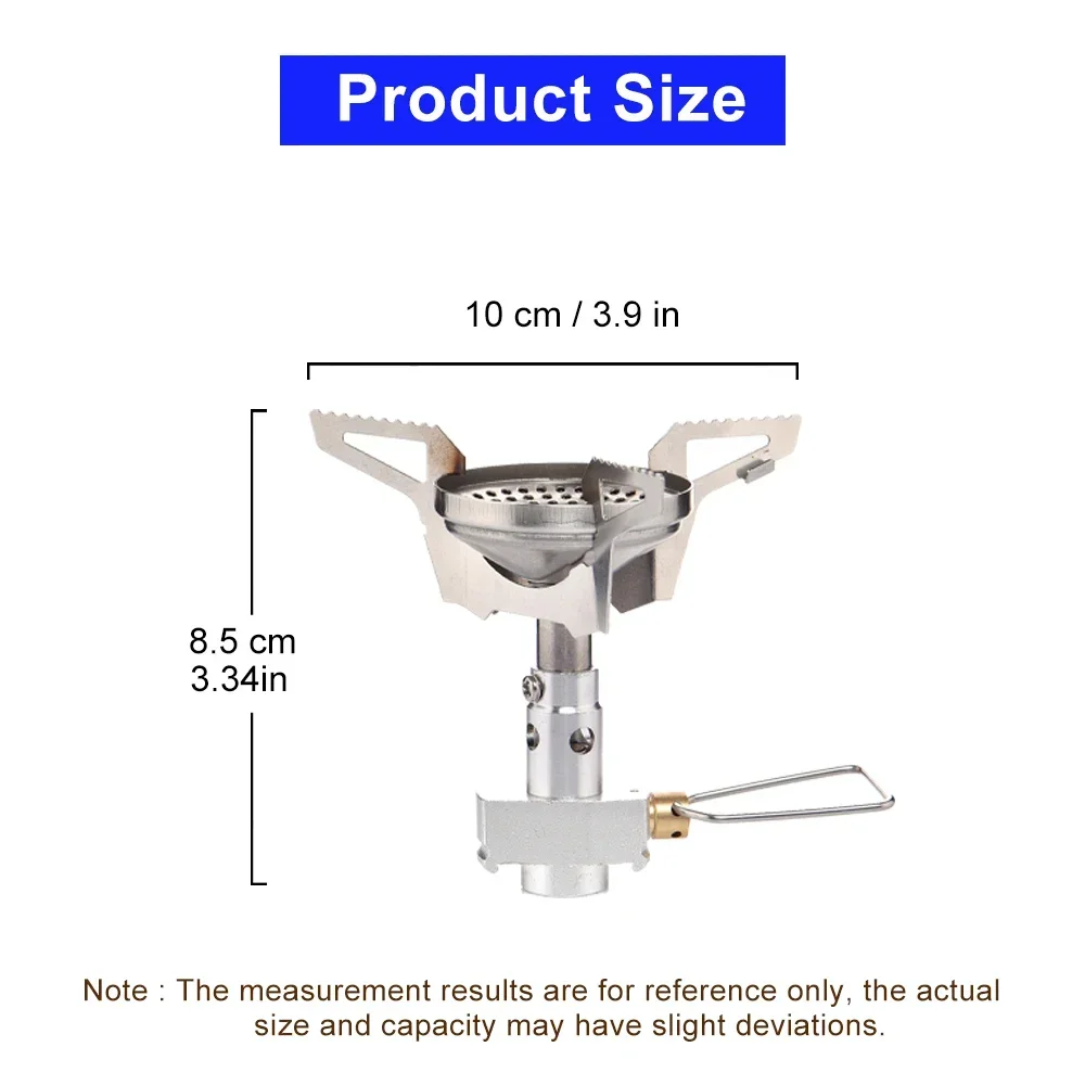 Widesea Camping Gas Burner Backpack Stove Gasoline Cylinder Portable Mini Stove Outdoor Travel Trekking Hiking Cooker