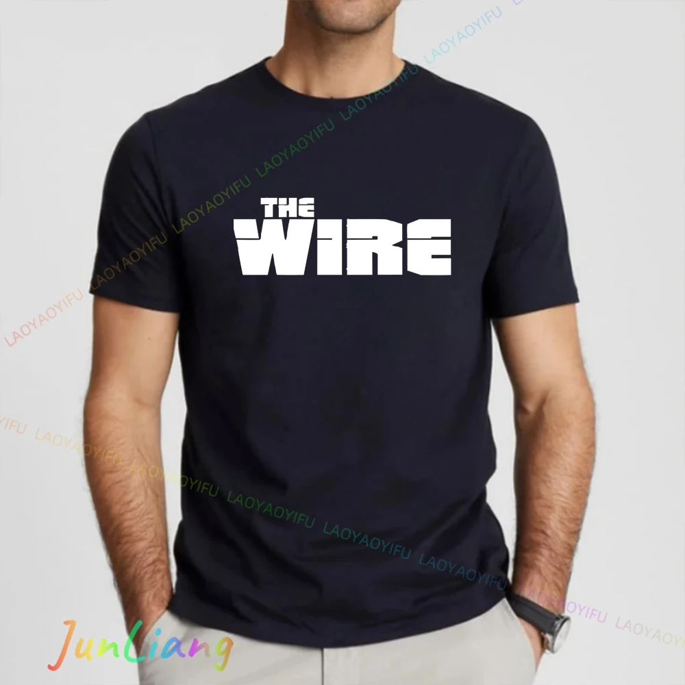 The Wire Crime Drama Tv Series Men's Shirts Graphic Tee Fan Movie Unisex 100% Cotton Y2k Clothes Harajuku Mens Clothing Shirt