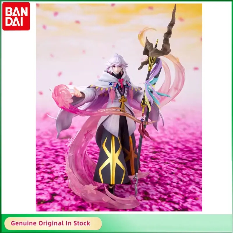 Original BANDAI Zero Fate/Grand Order Absolute Demonic Front:Babylonia Merlin The Mage of Flowers Anime Action Figure Model Gift