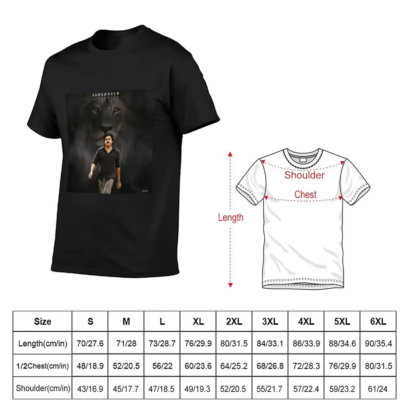 Power Star Pawan Kalyan T-Shirt schnell trocknende Tops schwarze Grafik Herren Designer T-Shirt