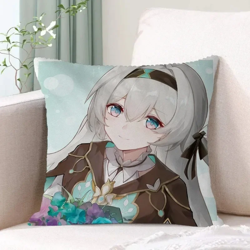 Throw Pillow Covers Honkai Star Rail Cushion Cover Decorative Pillowcase Home and Decoration Personalized Gifts 45x45 Cushions