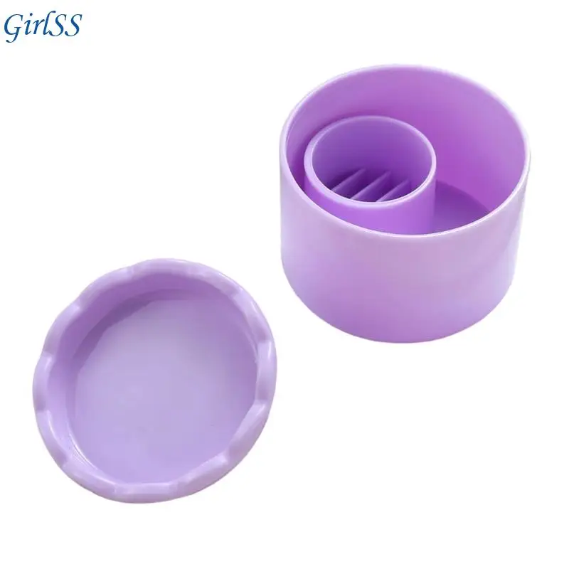 Contenitore pulizia degli utensili per unghie impilabile con coperchio per conservazione a colori multipli T4MB
