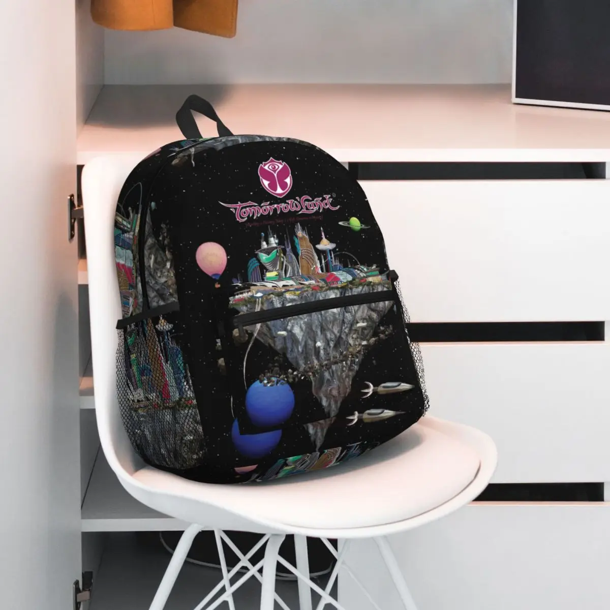 Tomorrowland Belgian Electronic Dance Music Festival Backpack Daypack Children BookBag School Bag Shoulder Bags for Men Women
