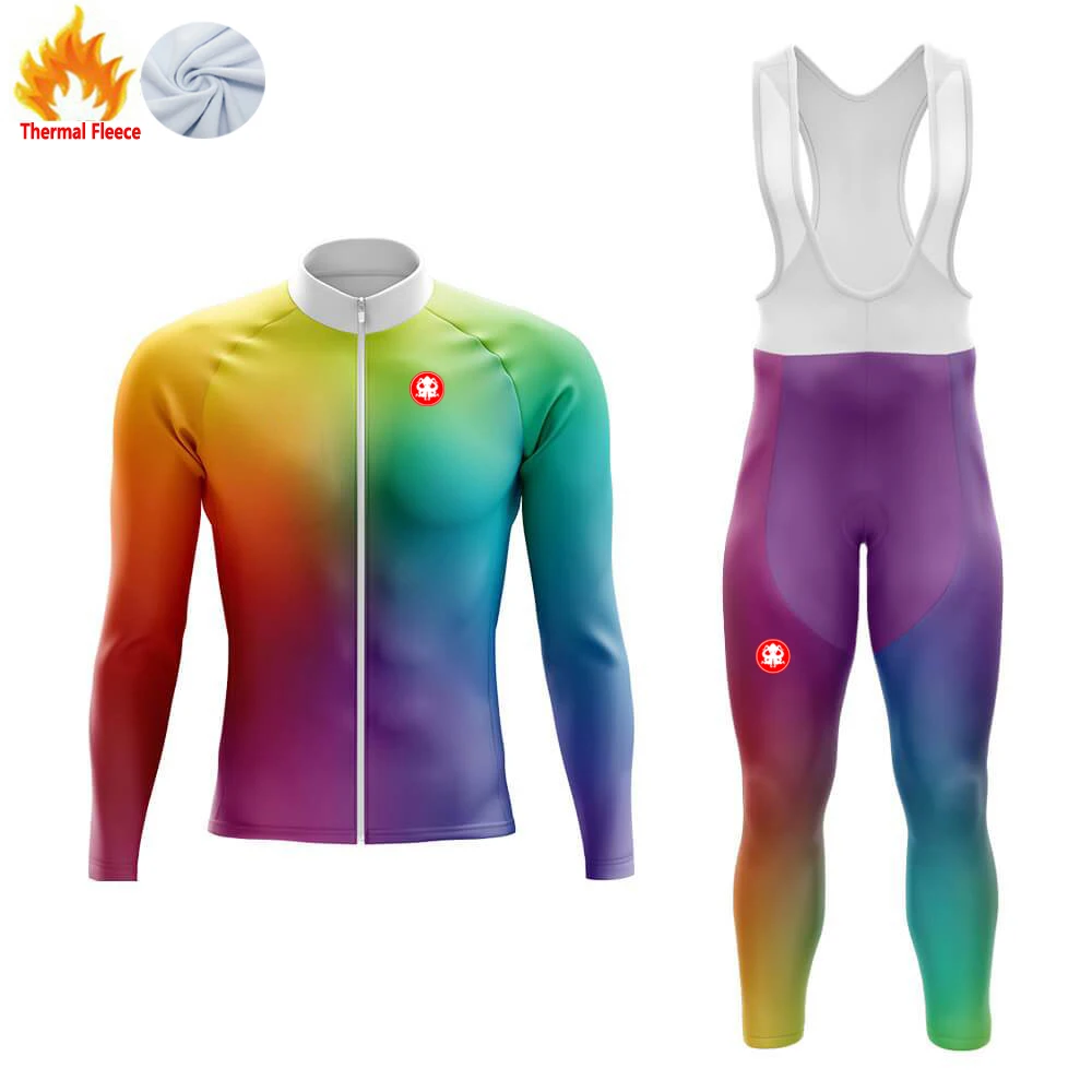 2023 Winter Thermal Fleece ciclismo cycling jersey tenue vtt homme 자전거져지 fietskleding heren велокостюм мужской cyclisme