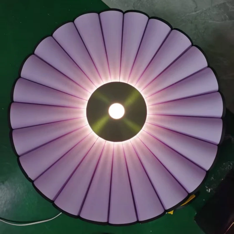 الأمريكية LED الحد الأدنى مصابيح الحائط قاعة الديكور أضواء الإبداعية غرفة المعيشة دراسة غرفة نوم الحديثة مصمم عباد الشمس الشمعدانات