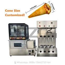 Automatic Street Food Machine Pizza Cone Maker Cone Pizza Machine Set Snack Machine Conical Pizza Cone Making Machine